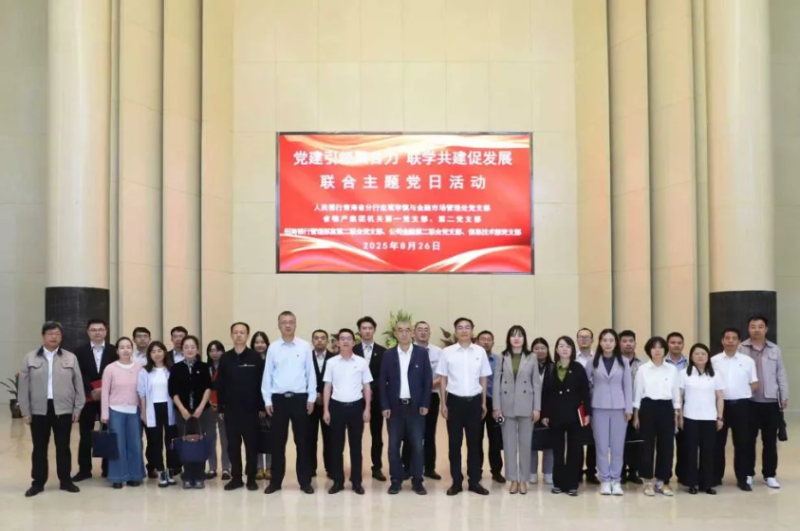 黨建引領(lǐng)聚合力 聯(lián)學(xué)共建促發(fā)展&mdash;&mdash;集團(tuán)機(jī)關(guān)黨支部與人民銀行青海省分行、招商銀行部分黨支部共同開展主題黨日活動