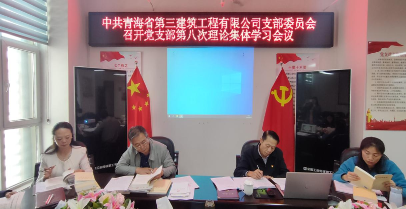 三建公司黨支部召開第八次理論集體學(xué)習(xí)會 ----集團(tuán)黨委委員、紀(jì)委書記講主題教育專題黨課