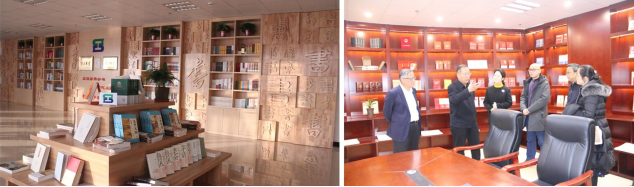 省委常委、省總工會(huì)主席馬吉孝同志來(lái)我司為全國(guó)職工書屋示范點(diǎn)揭牌